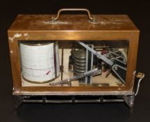 A copper cased "Edny" baro-thermo-hydrograph by Baird & Tatlock (London) Ltd, No'd.