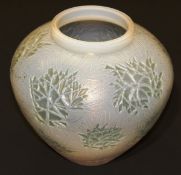 A Lalique "Chardons" vase, etched to base "R. Lalique France No 941", 15.5 cm high CONDITION REPORTS