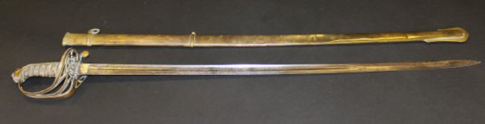 A Victorian Officer's dress sword,