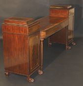 A 19th Century mahogany and inlaid sideboard,