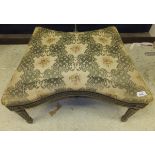 A 19th Century gilt decorated duchesse stool