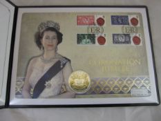 A "Coronation Jubilee Silver £5 coin and presentation cover" (limited edition of 250),