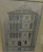 ALFRED H HART "Dock scene", watercolour, signed lower left,