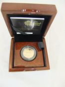 A 2015 sovereign "Fifth Portrait - First Edition Gold Proof Coin", with certificate of