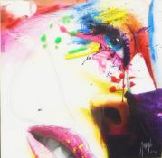 MURCIANO - a set of four liquid art embellished prints AFTER MURCIANO,