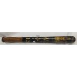 A Victorian truncheon marked "S.W.R 113" CONDITION REPORTS There is no Provenance available for this