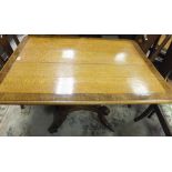 A late Regency birds eye maple and rosewood cross banded breakfast table,