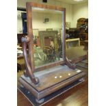 A 19th Century mahogany dressing mirror