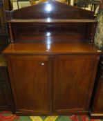 A Victorian mahogany chiffonier,