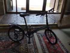 Raleigh gents folding bike in case with various accessories