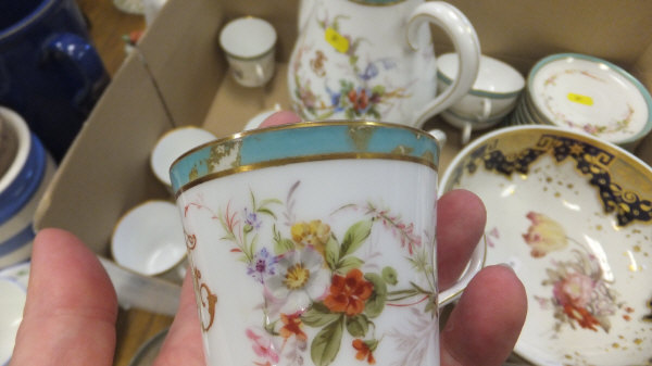 A Foley China 1937 Coronation souvenir cup and saucer decorated with Royal carriage, a 19th - Image 10 of 16