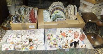 Two boxes of decorative china,