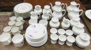 A collection of Limoges porcelain (for Chastagner & Cie) tea wares to include individual size