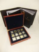 A set of 36 "The Millionaire's Collection" silver coins relating to British Monarchs,