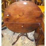 A 19th Century mahogany circular occasional table,