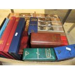 A box containing various mid to late 20th Century first day covers, to include Fire and Light,