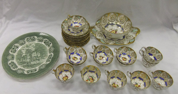 A collection of Susie Cooper "Strawberry" pattern tea wares to include two jugs, various plates, - Image 2 of 8