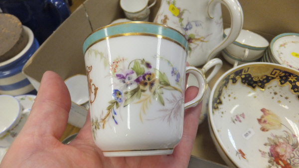 A Foley China 1937 Coronation souvenir cup and saucer decorated with Royal carriage, a 19th - Image 11 of 16