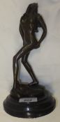 AFTER ALDO VITALEH "Nude study", bronze,