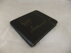 A 1953 Margate autograph album,