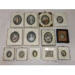 A collection of miniatures in the 18th Century manner