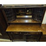 A circa 1900 oak sideboard,