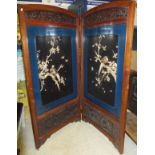 A two-fold Chinese decorated screen