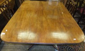 An early 19th Century mahogany tea table,