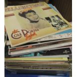 A box containing assorted LP''s to include Ella Fitzgerald, Fats Waller,