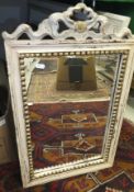 Eleven assorted framed wall mirrors etc