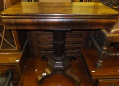 A Regency rosewood tea table,