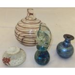 Assorted glassware to include bowls, vases,