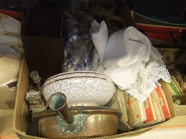 Four boxes of assorted decorative china to include vintage tea sets, etc. - Image 2 of 5