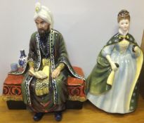 A Royal Doulton figurine "Premier", a "The Studio Potter - Omar Khayyam" pottery figure,