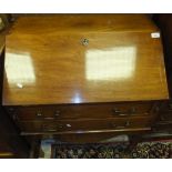 An early 20th Century mahogany bureau of plain form,