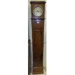 A circa 1800 mahogany cased long case clock of small proportions, the regulator movement with