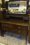 A 19th Century mahogany dressing chest,