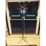 A "Sputnik" style 1970's hat and coat stand