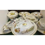 A collection of Royal Worcester "Evesham" pattern dinnerwares to include lidded tureens,