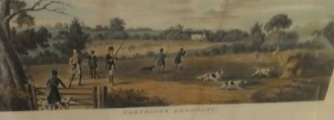 19TH CENTURY ENGLISH SCHOOL "Partridge Shooting", "Wild Duck Shooting",