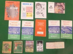 A box containing various mid 20th century and later football programmes, to include Swindon Town