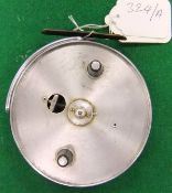 A Hardy "Conquest" 4" diameter centre pin fishing reel