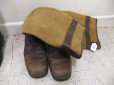 A pair of Magellan & Mulloy boots CONDITION REPORTS In used and worn condition, but appear OK,