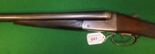A W C Carswell of Liverpool 16 bore shotgun double barrel, side by side, box lock, non ejector,