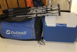 An Outwell Montana 6 tent, with bag of poles,