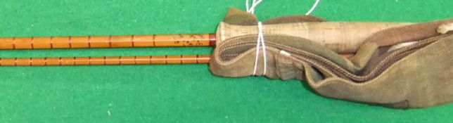 A Hardy "The Pope" 10 ft two piece trout fly rod