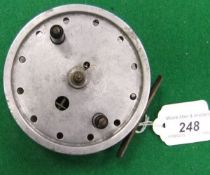 Allcocks "perfection flick-em" 4" diameter centre pin fishing reel. CONDITION REPORTS Overall with