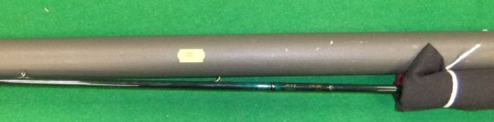 A Scott two piece carbon fibre trout fishing rod,