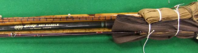 A Hatton two piece trout fly rod with ceramic eyes,