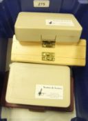 A collection of six fly cases containing a selection of salmon flies CONDITION REPORTS All items